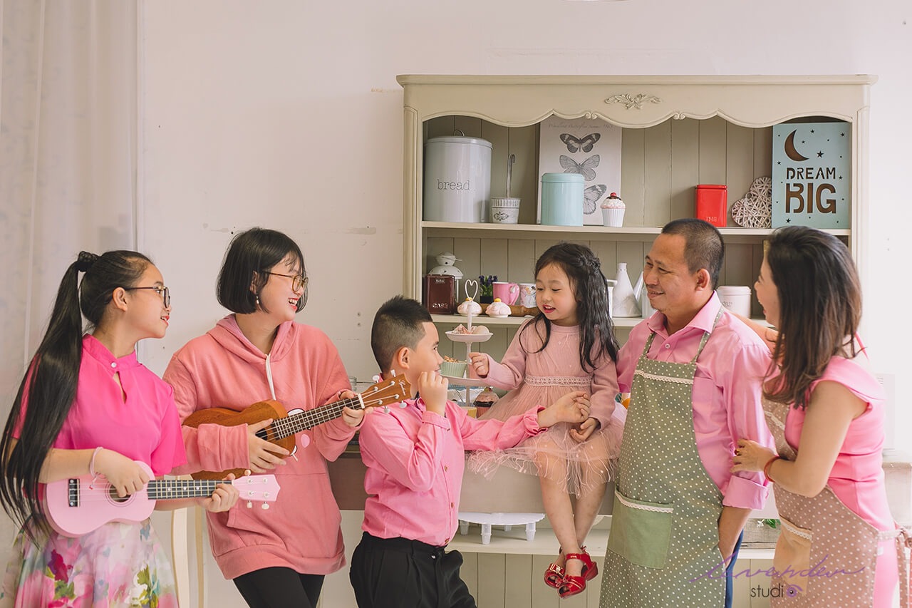 chụp ảnh gia đình Tết cùng studio Lavender TPHCM