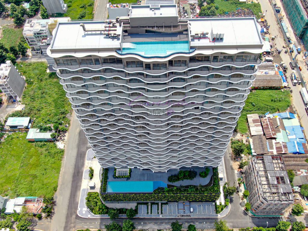 Chụp hình flycam dự án căn hộ mẫu ở Đà Nẵng
