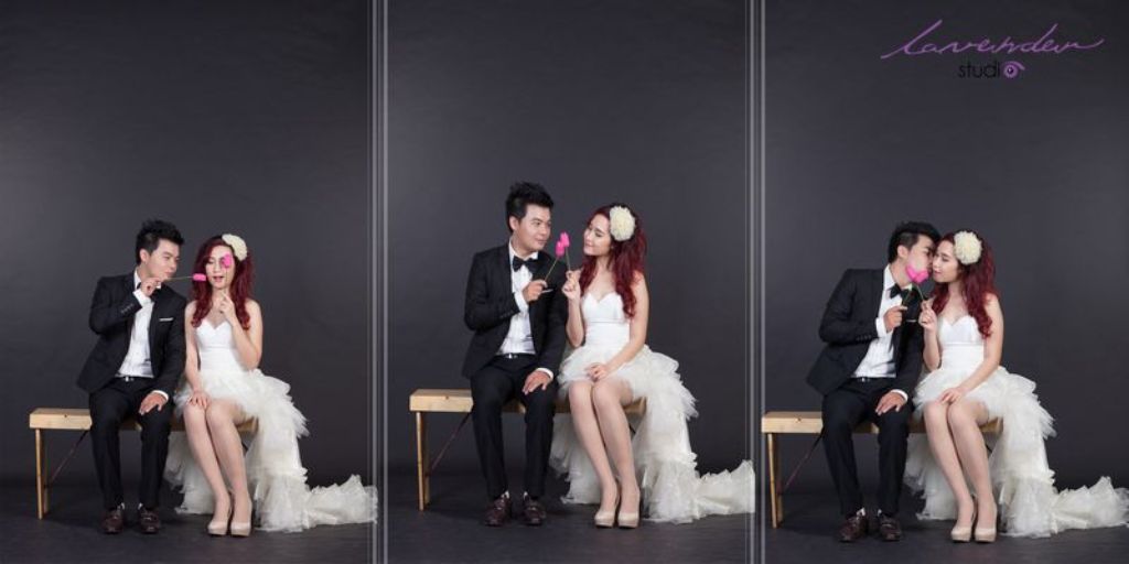 Chụp ảnh cưới Hàn Quốc tại studio 