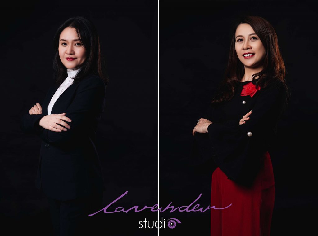 Chụp ảnh doanh nhân cho nữ ở studio Lavender TP HCM