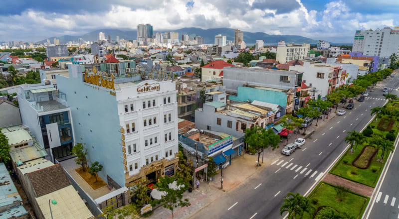 Dịch vụ chụp hình flycam khách sạn GoldCoast Đà Nẵng