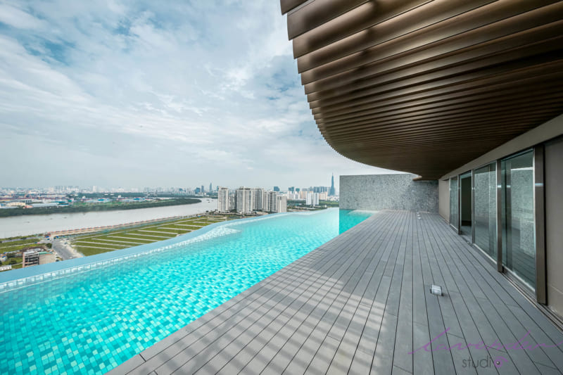 chụp hình căn hộ mẫu waterina suites